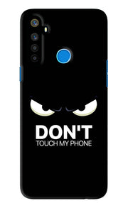 Don'T Touch My Phone Realme 5i Back Skin Wrap